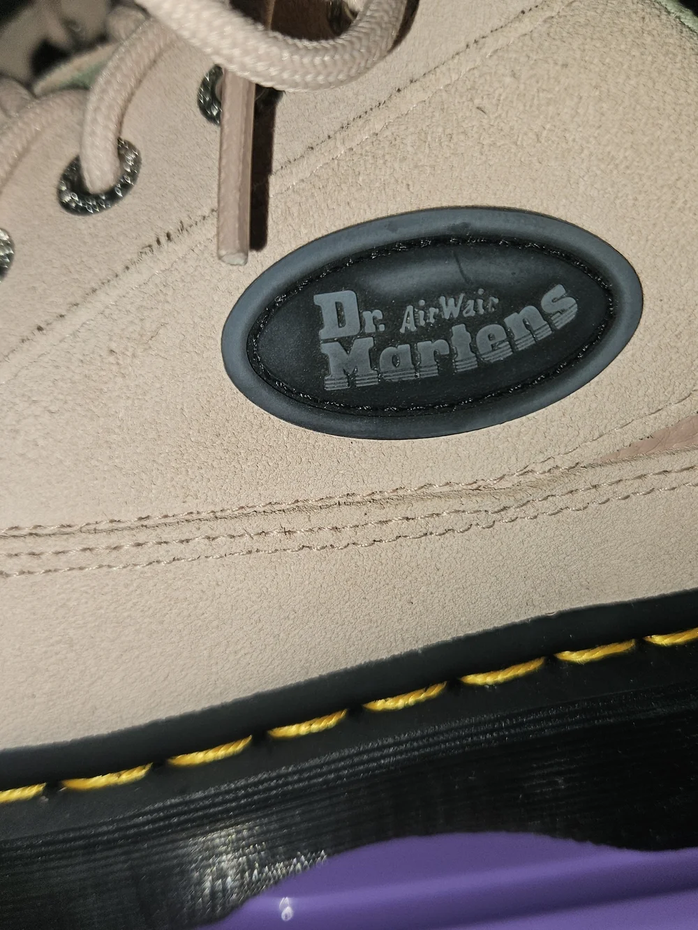 Dr. Martens Women’s Platform Suede Sneakers in Light Pink Sz.9(New Without Tags)
